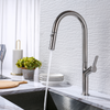 Fashion Standard Matte Black Hot and Cold Mixer pull out Kitchen Sink Faucet